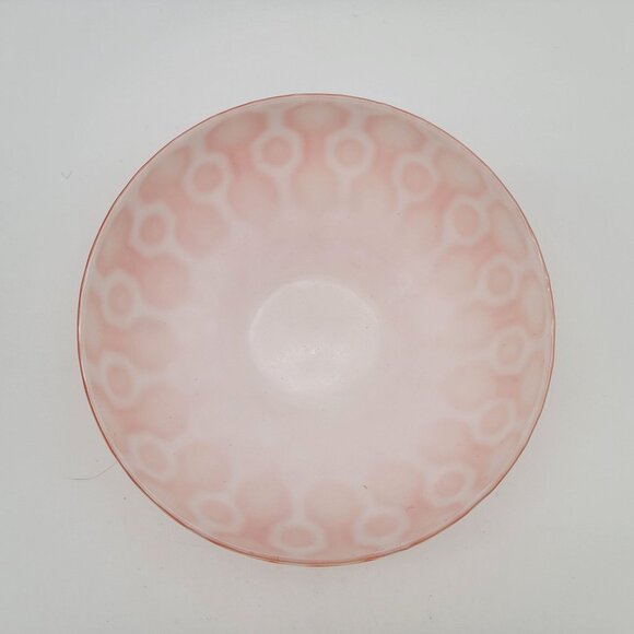 Kosta Boda Sweden Hand Blown Orange Lolly Bowl by Olle Brozen - Picture 2 of 4